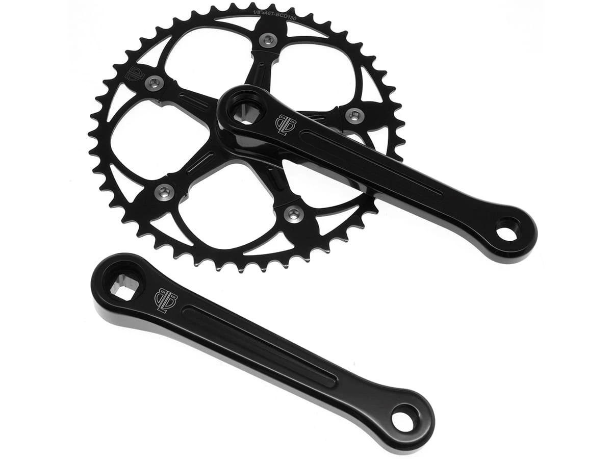 Pista Vera Crankset Track Cranks - 46t - 165mm 1 Pista Vera Crankset Track Cranks - 46t - 165mm