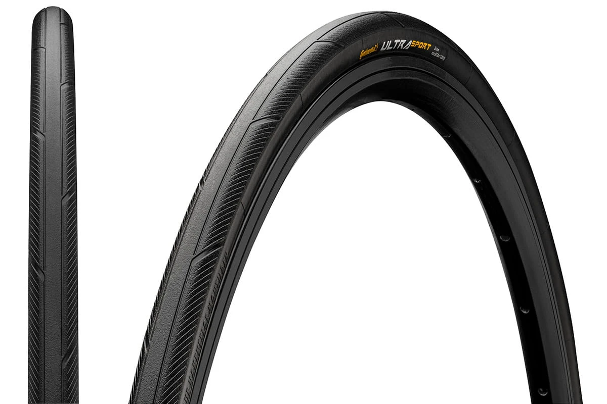 Continental Ultra Sport III - Clincher Band - 700x25C Inch - Zwart 1 Continental Ultra Sport III - Clincher Band - 700x25C Inch - Zwart