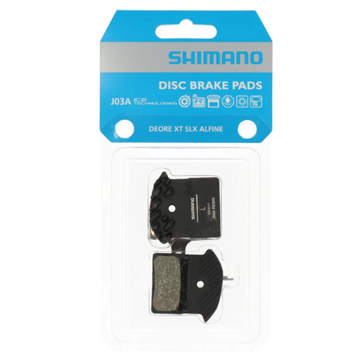 Shimano J03A Remblok Ice-Tech Hars - XTR XT SLX Alfine 2 Shimano J03A Remblok Ice-Tech Hars - XTR XT SLX Alfine - Afbeelding 2