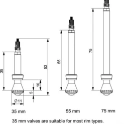 MilKit Valve Pack Binnenbandloze Ventielen - 2 Stuks -Rij Graag Verkoop 13500010 3