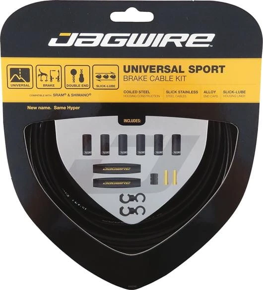 JAGWIRE Remkabelset Universeel Sport - Zwart 1 JAGWIRE Remkabelset Universeel Sport - Zwart