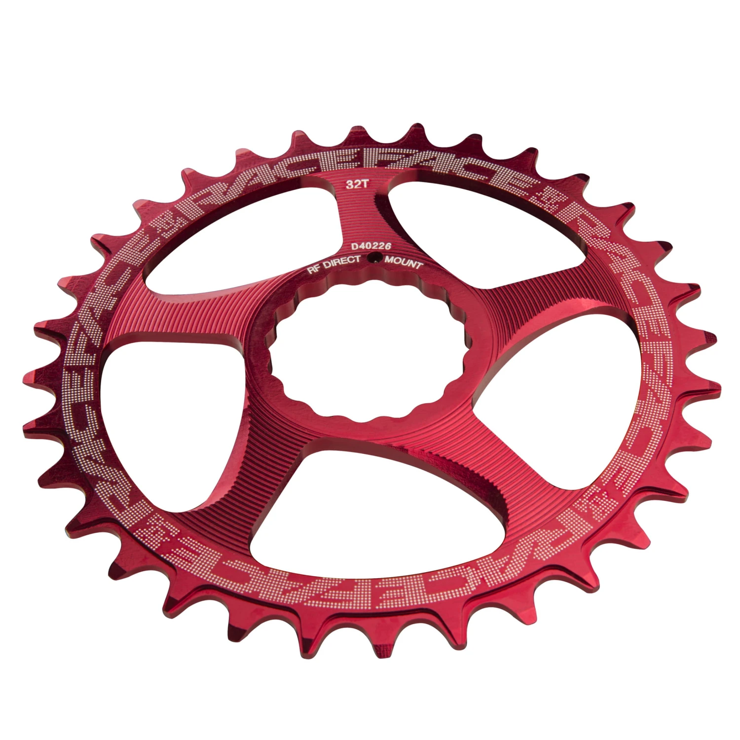 Race Face Cinch Direct Mount Smal-Wijd Kettingblad - Rood 1 Race Face Cinch Direct Mount Smal-Wijd Kettingblad - Rood