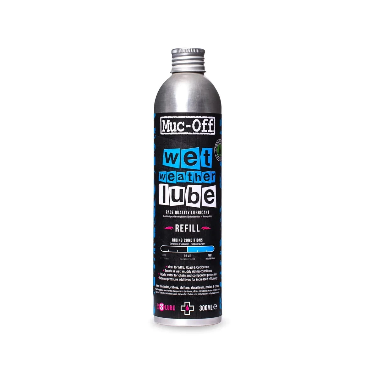 Muc-Off Wet Lube / Kettingsmeermiddel - 300 Ml 1 Muc-Off Wet Lube / Kettingsmeermiddel - 300 Ml