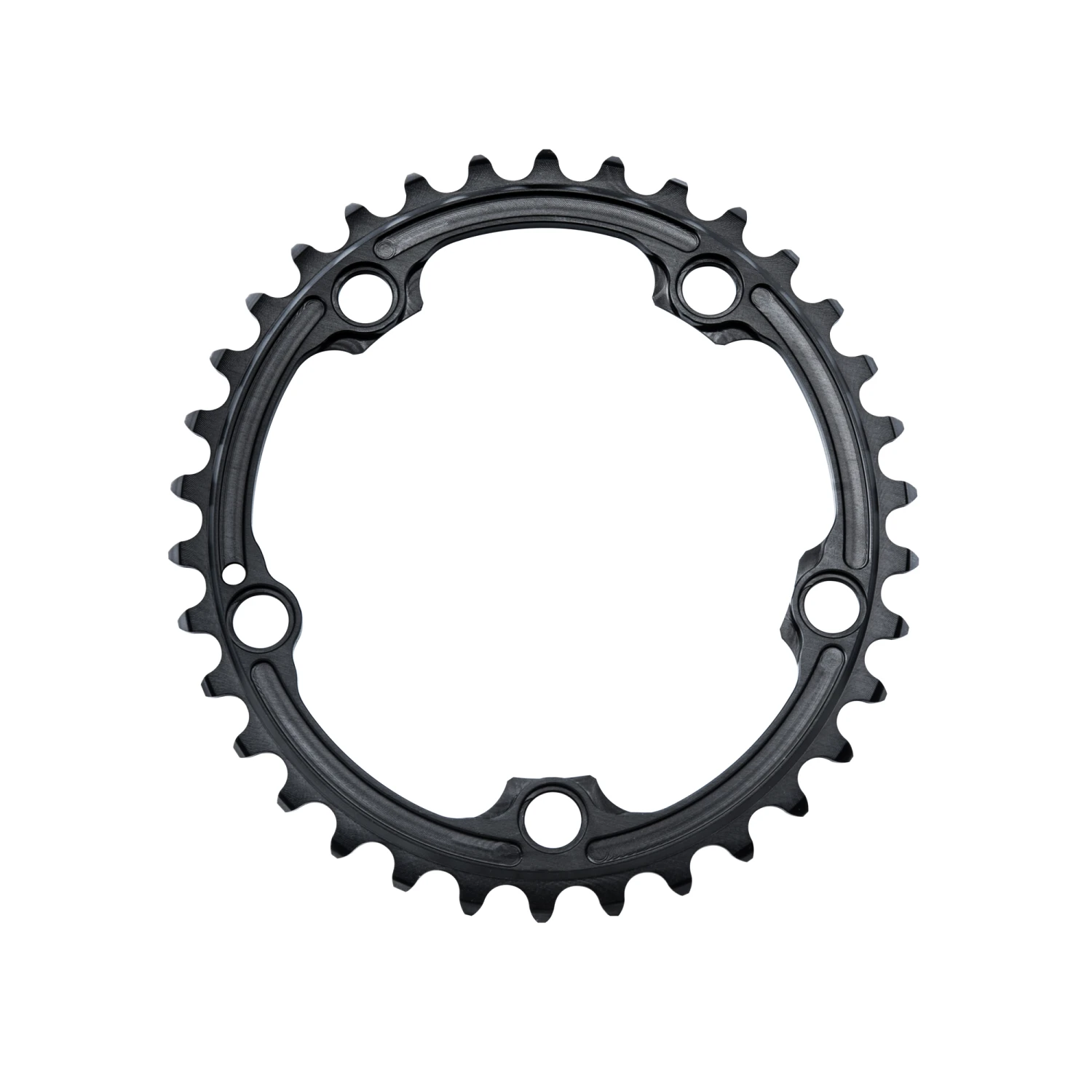Absolute Black SRAM Road Kettingblad - Ovaal - 110 BCD 5-gaats - Zwart 2 Absolute Black SRAM Road Kettingblad - Ovaal - 110 BCD 5-gaats - Zwart - Afbeelding 2