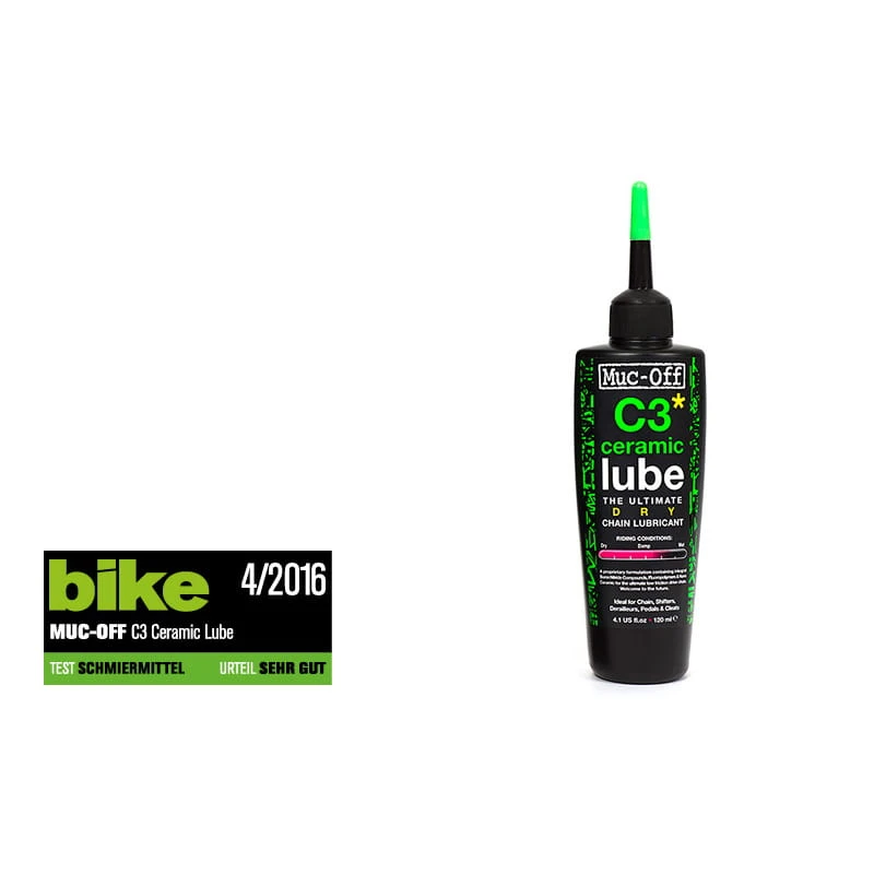 Muc-Off C3 Dry Ceramic Lube Kettingsmeermiddel 3 Muc-Off C3 Dry Ceramic Lube Kettingsmeermiddel - Afbeelding 3