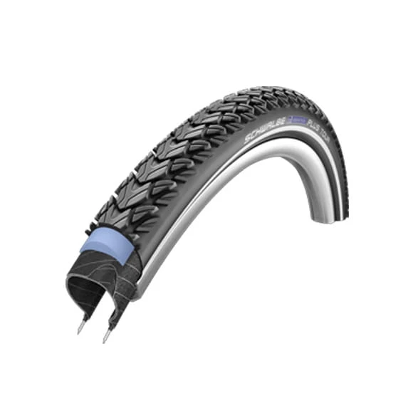 Schwalbe Marathon Plus Tour Clincher Band - 26x2.00 Inch - SmartGuard - Reflecterende Strepen - Zwart 1 Schwalbe Marathon Plus Tour Clincher Band - 26x2.00 Inch - SmartGuard - Reflecterende Strepen - Zwart