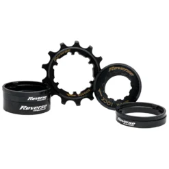 Reverse Microspline Single Speed Kit 14 Tanden - Zwart