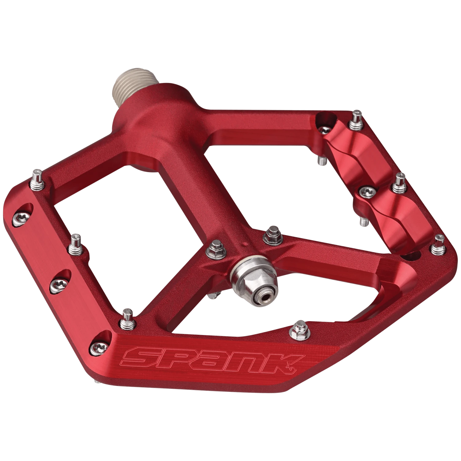 SPANK Oozy Reboot Plat Pedaal - Rood 2 SPANK Oozy Reboot Plat Pedaal - Rood - Afbeelding 2