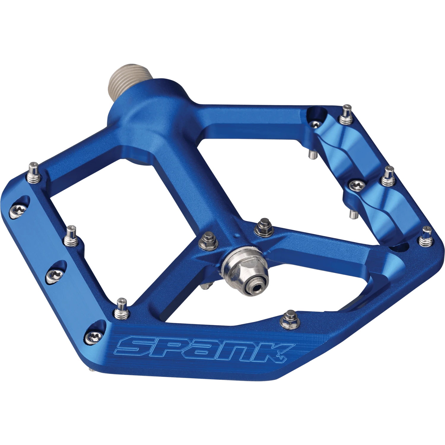 SPANK Oozy Reboot Plat Pedaal - Blauw 2 SPANK Oozy Reboot Plat Pedaal - Blauw - Afbeelding 2