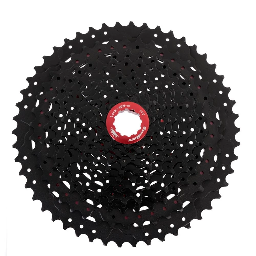 SUNRACE MX80 11-50Z Cassette - Zwart Chroom 1 SUNRACE MX80 11-50Z Cassette - Zwart Chroom