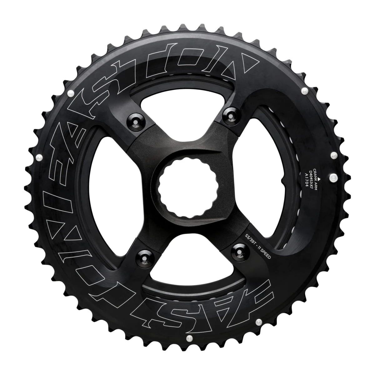 EASTON Spider/kettingblad Set Asymmetrisch 4-Bolt - 11-speed - 53/39T 1 EASTON Spider/kettingblad Set Asymmetrisch 4-Bolt - 11-speed - 53/39T