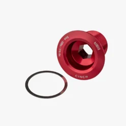 Race Face Cinch NDS Crank Arm Schroef M18 - Rood Glimmend