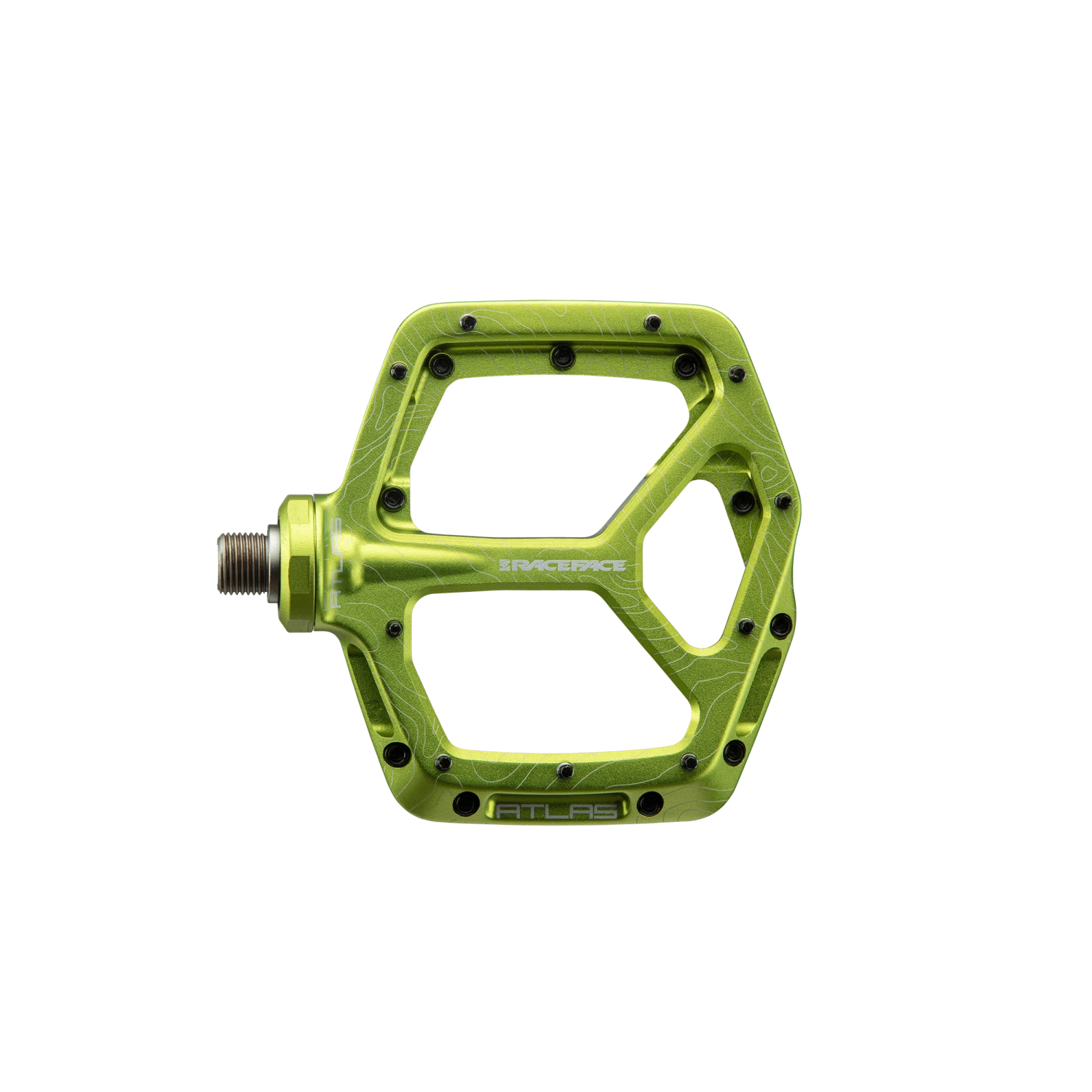 Race Face Atlas Pedalen AM22 - Groen 1 Race Face Atlas Pedalen AM22 - Groen