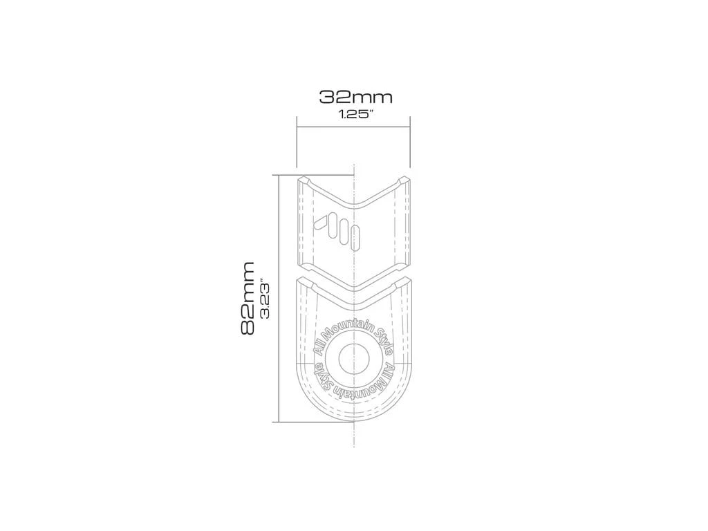 Crank Defender - Crank Beschermer - Rood 2 Crank Defender - Crank Beschermer - Rood - Afbeelding 2