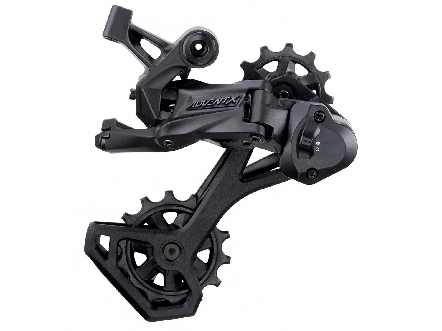 MICROSHIFT Advent X Achterderailleur Medium Kooi 1x10 Speed - Zwart 1 MICROSHIFT Advent X Achterderailleur Medium Kooi 1x10 Speed - Zwart