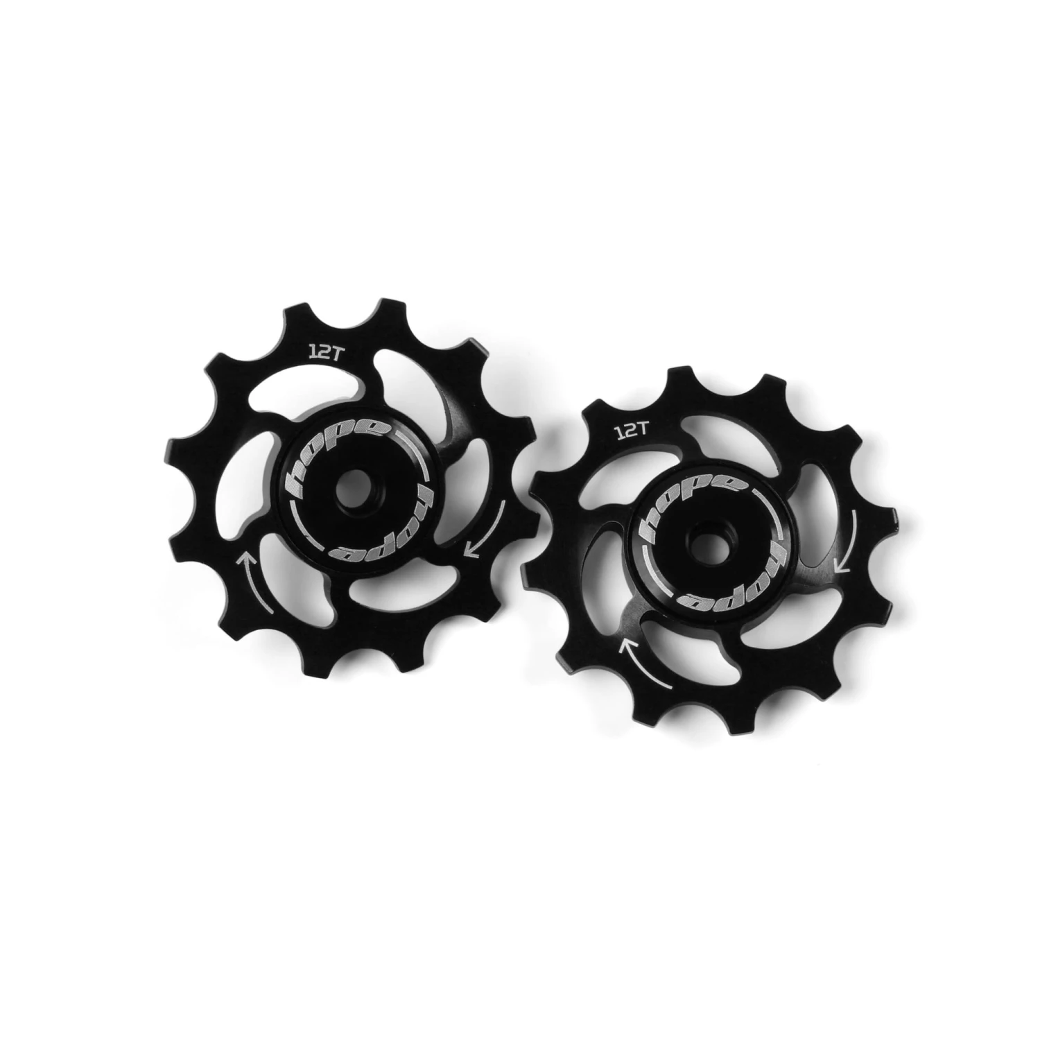 HOPE Jockey Wheels Katrollen - 12Z - Zwart 1 HOPE Jockey Wheels Katrollen - 12Z - Zwart