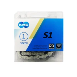 KMC S1 Brede RB Ketting+ 1 Versnelling - Zilver