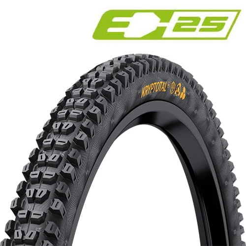Continental Kryptotal-R Trail TL-Ready E-25 Falt Endurance Zwart / Black Skin - 60-622 1 Continental Kryptotal-R Trail TL-Ready E-25 Falt Endurance Zwart / Black Skin - 60-622