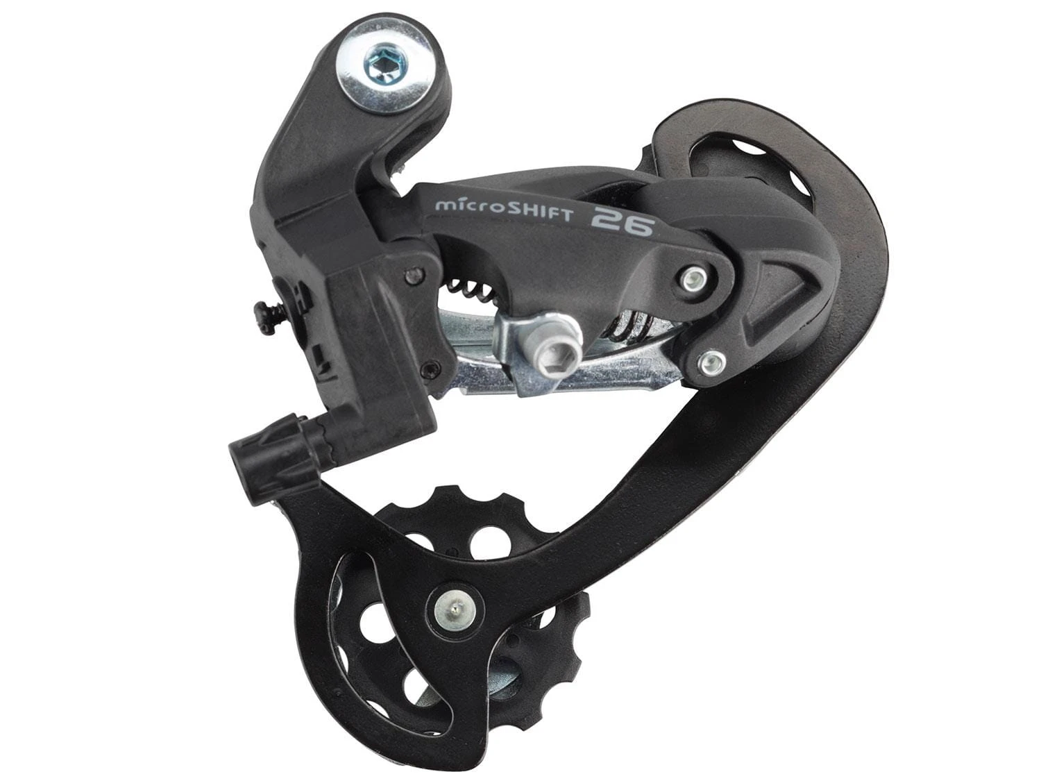 MICROSHIFT MTB Achterderailleur Korte Kooi 1/2x7/8 Speed - Zwart 2 MICROSHIFT MTB Achterderailleur Korte Kooi 1/2x7/8 Speed - Zwart - Afbeelding 2