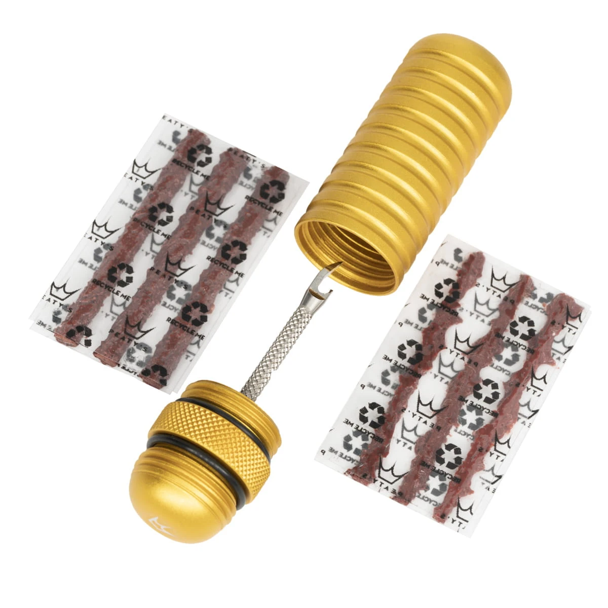 Peaty's Holeshot Tubeless Plugger Kit - Goud 2 Peaty's Holeshot Tubeless Plugger Kit - Goud - Afbeelding 2