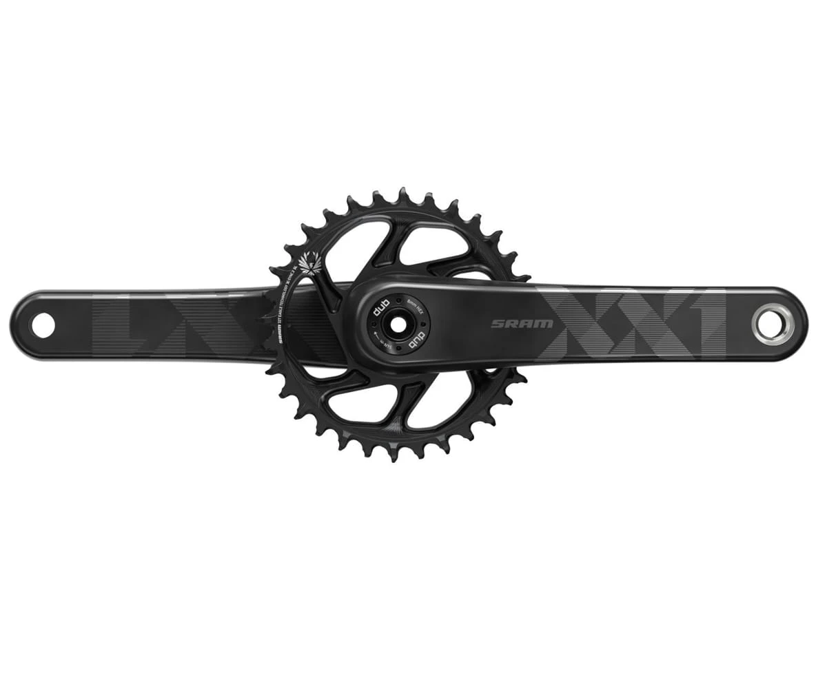 SRAM Crankset XX1 Eagle DUB FAT 4'' - 30 T / DM - Zwart 1 SRAM Crankset XX1 Eagle DUB FAT 4'' - 30 T / DM - Zwart