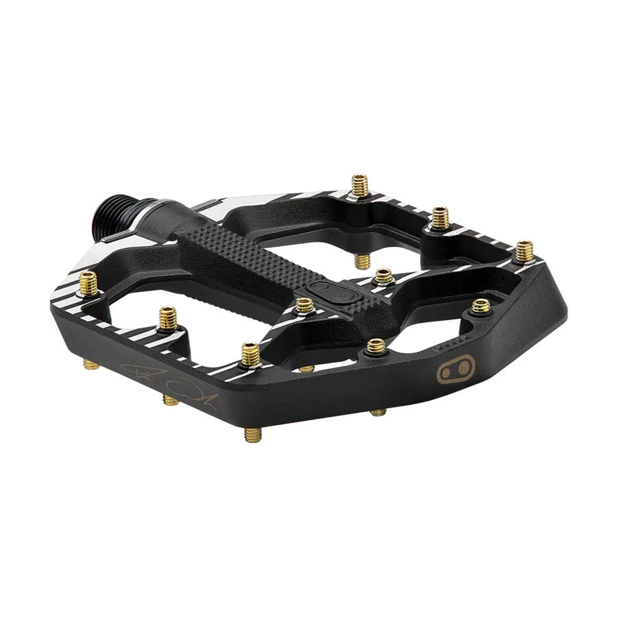 Crankbrothers Stamp 7 Small Platform Pedal - Fabio Wibmer Signature Edition - Zwart/Wit 2 Crankbrothers Stamp 7 Small Platform Pedal - Fabio Wibmer Signature Edition - Zwart/Wit - Afbeelding 2