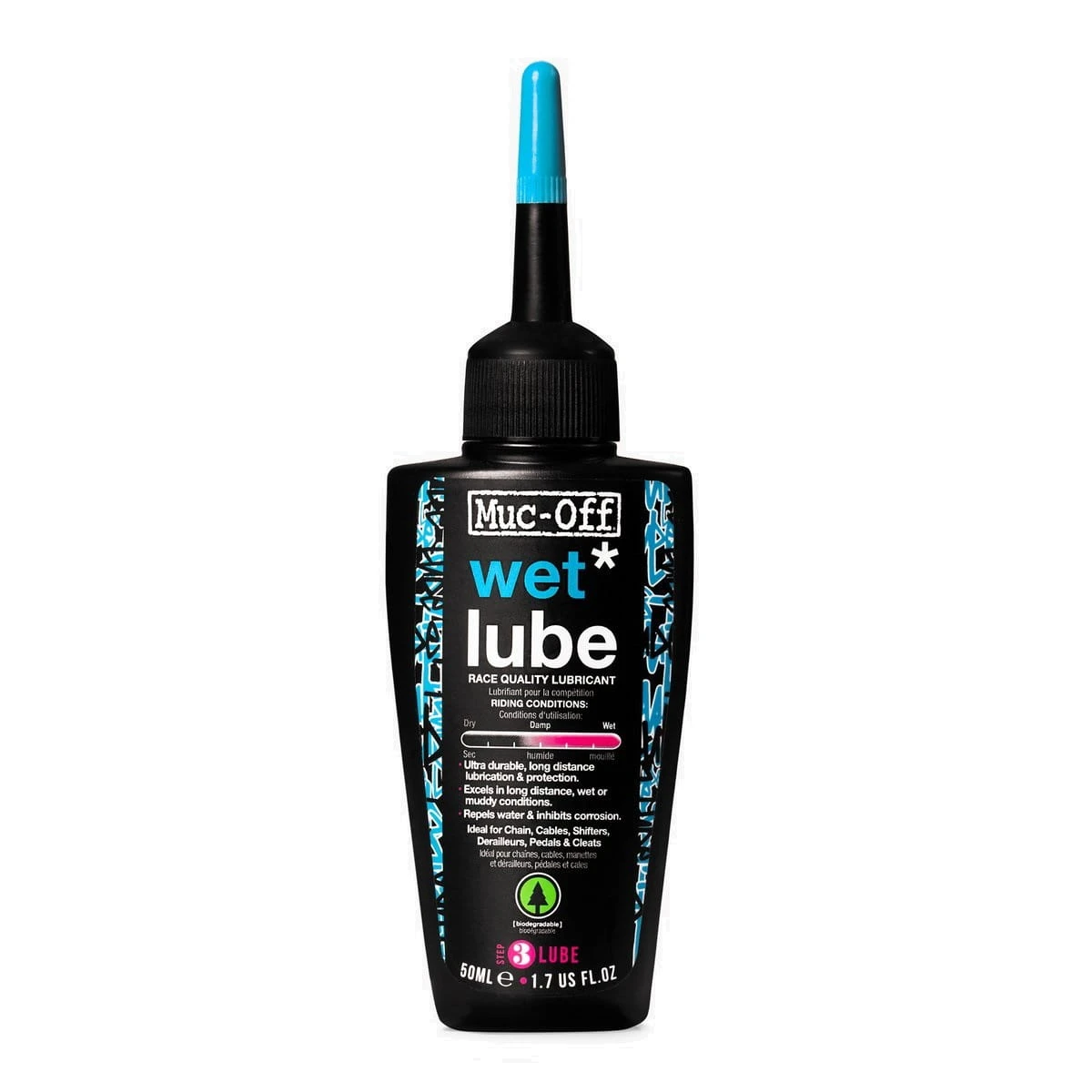 Muc-Off Wet Lube Ketting Smeermiddel 1 Muc-Off Wet Lube Ketting Smeermiddel