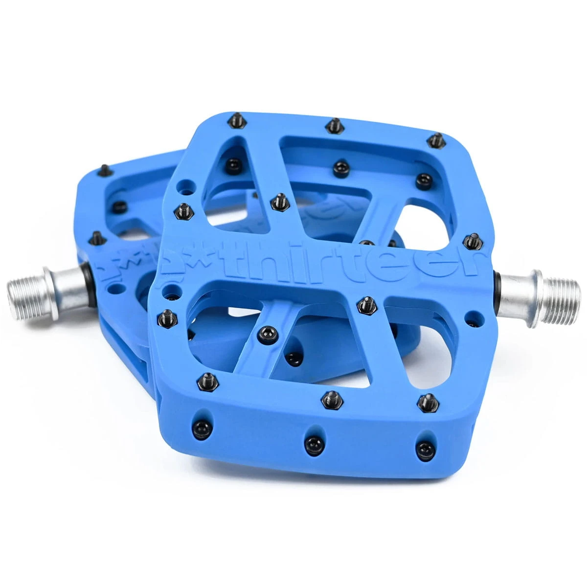 E-thirteen Base Platte Pedalen - Blauw 2 E-thirteen Base Platte Pedalen - Blauw - Afbeelding 2