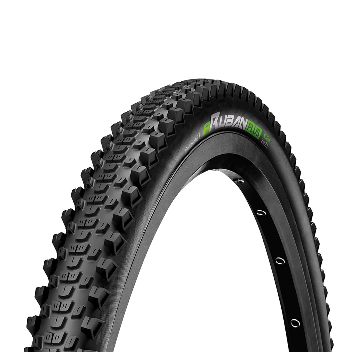 Continental ERuban Plus 29 X 2,60 Inch, PolyX Breaker, PureGrip, E-50 - Zwart/Reflex 1 Continental ERuban Plus 29 X 2,60 Inch, PolyX Breaker, PureGrip, E-50 - Zwart/Reflex