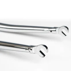 Flat Crown Rupsvork 1 Inch Draad - Chroom -Rij Graag Verkoop flat crown track fork gabel 1 zoll gewinde chrome 178718