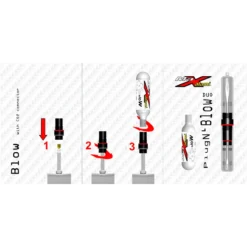 PlugN'Blow DUO Tubeless Reparatietool Met CO2 Aansluiting 11 PlugN'Blow DUO Tubeless Reparatietool Met CO2 Aansluiting -Rij Graag Verkoop maxalami plugnblow duo tubeless reparatur werkzeug mit co2 konnektor 11