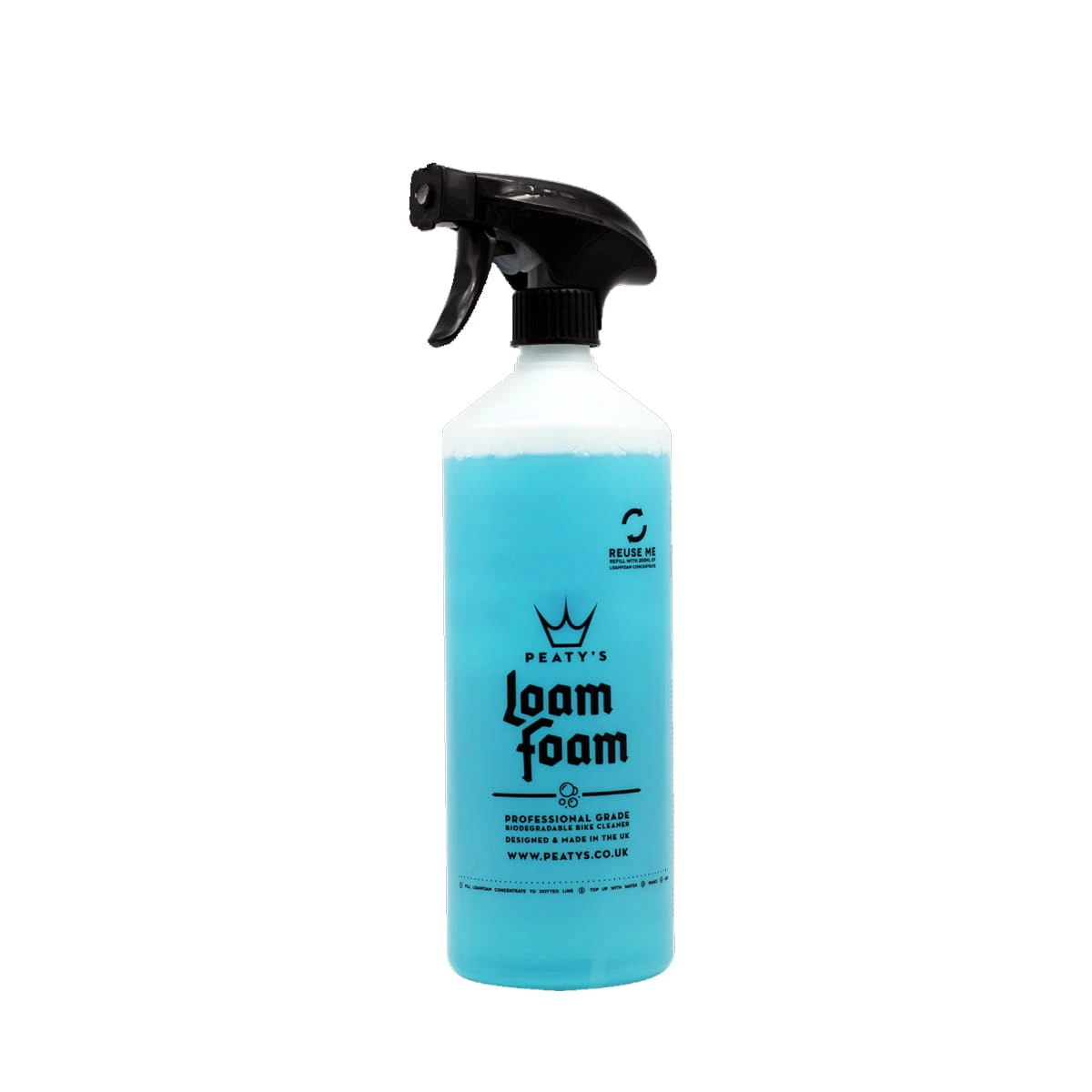 Peaty's Loam Schuim Fiets Reiniger - 1l Spray Fles 1 Peaty's Loam Schuim Fiets Reiniger - 1l Spray Fles