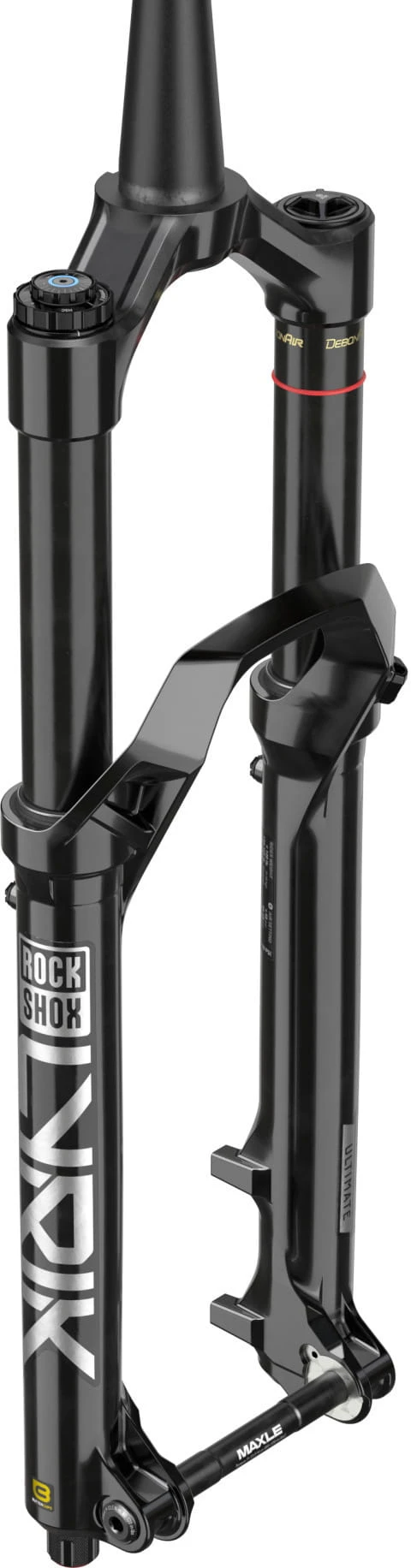 Rock-shox Lyrik Ultimate Debon Air+ RC2 - 29 Inch - 150 Mm Veerweg, Taps Toelopend, 44 Mm Offset - Zwart 1 Rock-shox Lyrik Ultimate Debon Air+ RC2 - 29 Inch - 150 Mm Veerweg, Taps Toelopend, 44 Mm Offset - Zwart