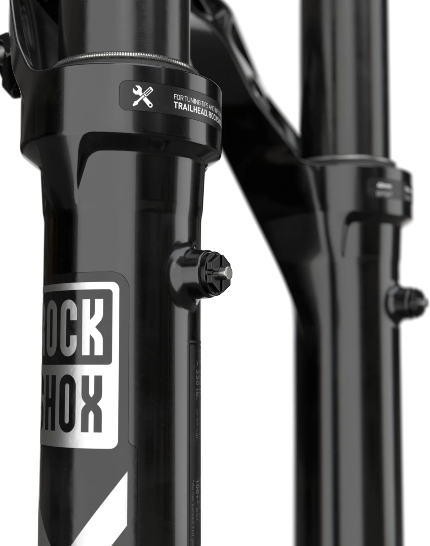 Rock-shox Lyrik Ultimate Debon Air+ RC2 - 29 Inch - 150 Mm Veerweg, Taps Toelopend, 44 Mm Offset - Zwart 4 Rock-shox Lyrik Ultimate Debon Air+ RC2 - 29 Inch - 150 Mm Veerweg, Taps Toelopend, 44 Mm Offset - Zwart - Afbeelding 4