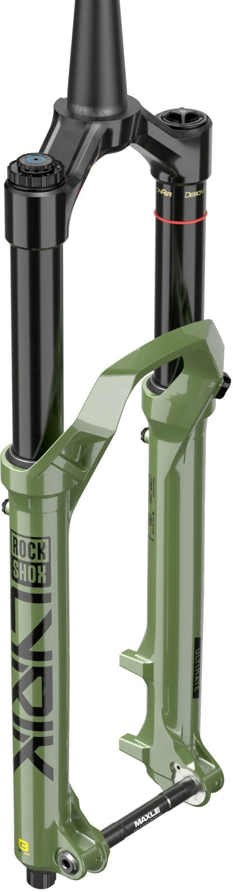 Rock-shox Lyrik Ultimate Debon Air+ RC2 - 29 Inch - 140 Mm Veerweg, Taps Toelopend, 44 Mm Offset - Groen 1 Rock-shox Lyrik Ultimate Debon Air+ RC2 - 29 Inch - 140 Mm Veerweg, Taps Toelopend, 44 Mm Offset - Groen