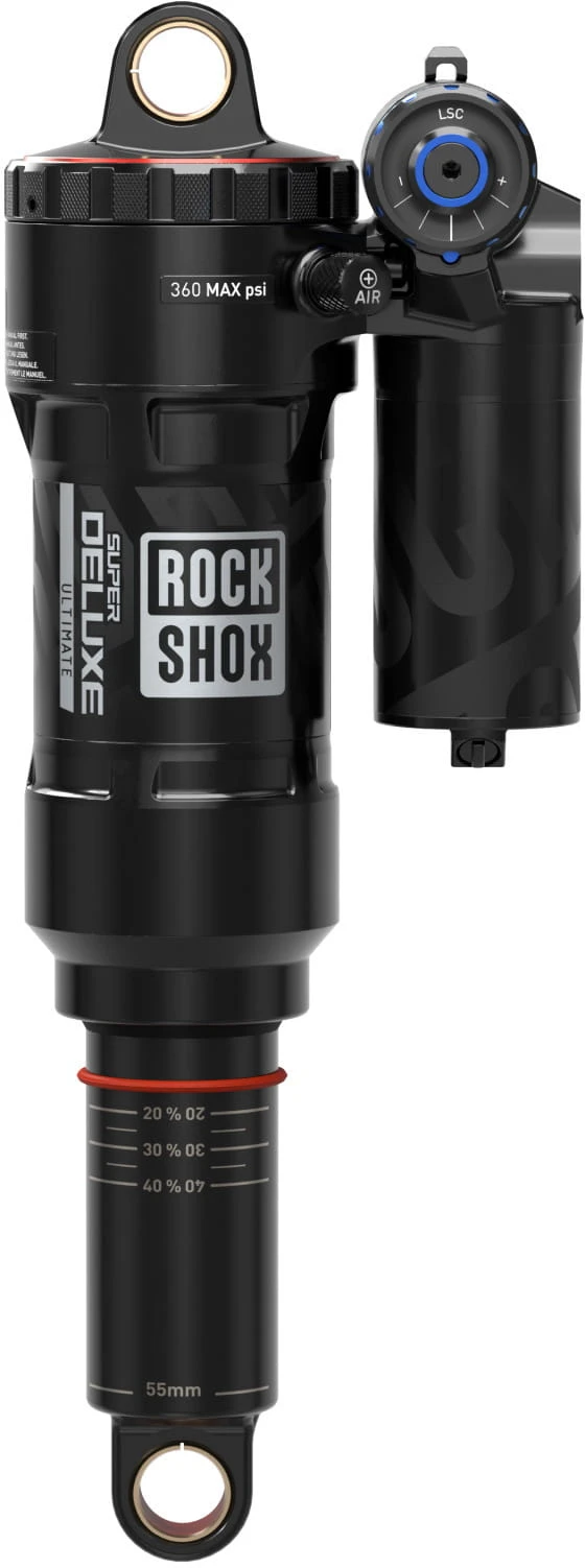Rock-shox Super Deluxe Ultimate Debon Air+ RC2T, 230x62.5mm Standard/Standaard - Zwart 4 Rock-shox Super Deluxe Ultimate Debon Air+ RC2T, 230x62.5mm Standard/Standaard - Zwart - Afbeelding 4