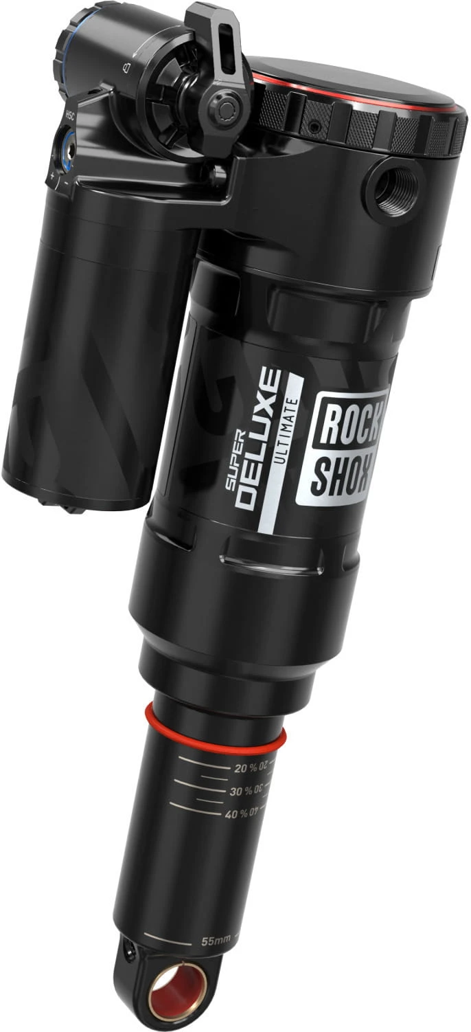 Rock-shox Super Deluxe Ultimate Debon Air+ RC2T, 165x45 Mm Trunnion/Standard - Zwart 1 Rock-shox Super Deluxe Ultimate Debon Air+ RC2T, 165x45 Mm Trunnion/Standard - Zwart