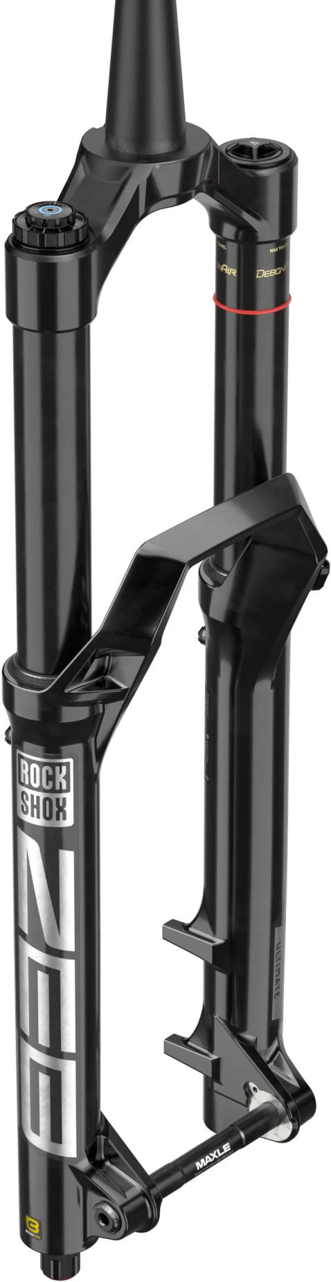 Rock-shox ZEB Ultimate Debon Air+ RC2 - 29 Inch - 180 Mm Veerweg, Taps Toelopend, 44 Mm Offset - Zwart 1 Rock-shox ZEB Ultimate Debon Air+ RC2 - 29 Inch - 180 Mm Veerweg, Taps Toelopend, 44 Mm Offset - Zwart