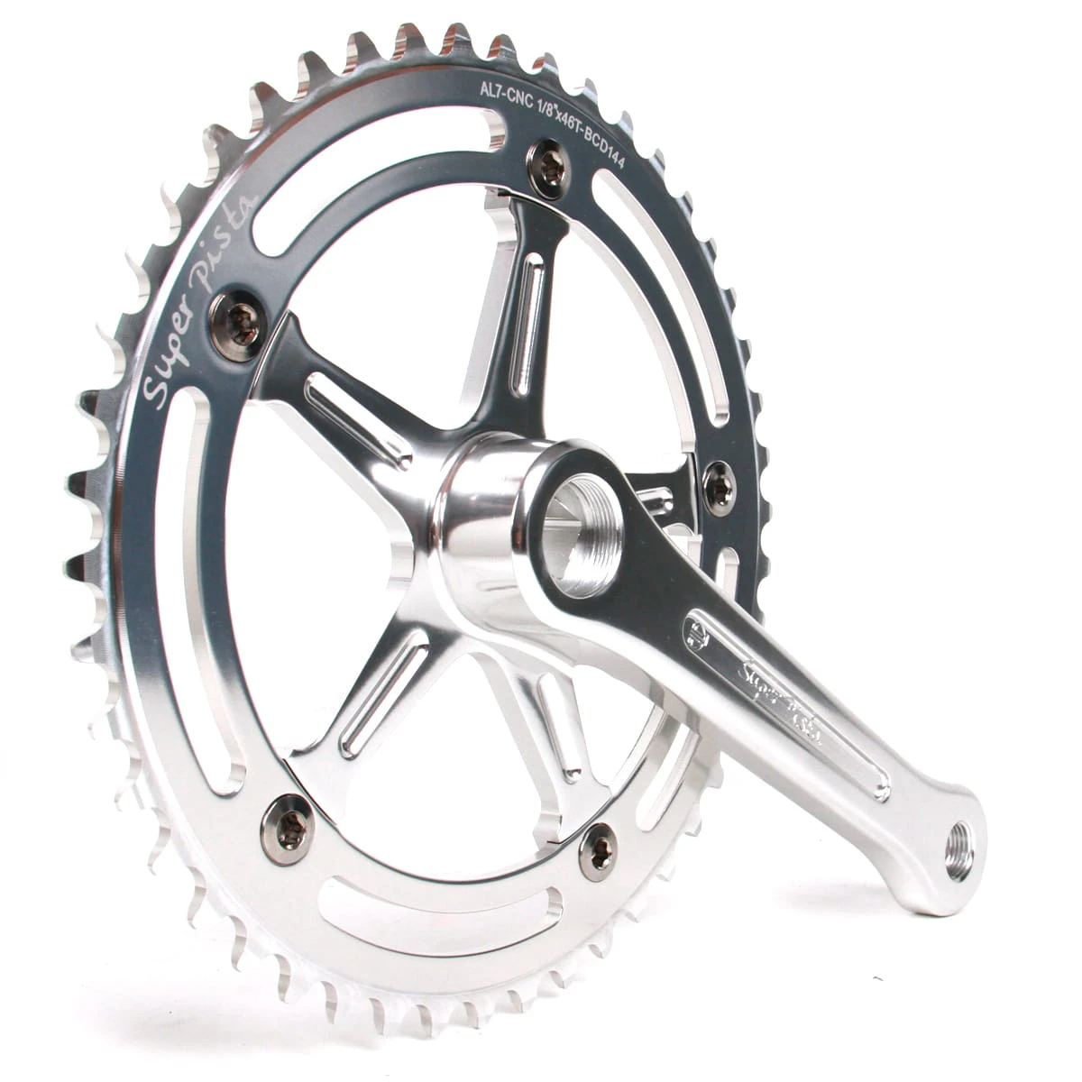 Super Pista Crankstel 165mm 4 Super Pista Crankstel 165mm - Afbeelding 4